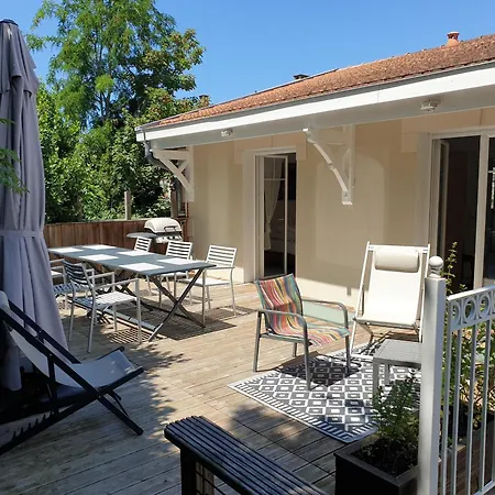 Charmante Avec Terrasse Et Garage à Arcachon, Proche Centre Et Plages - Fr-1-474-61 Villa