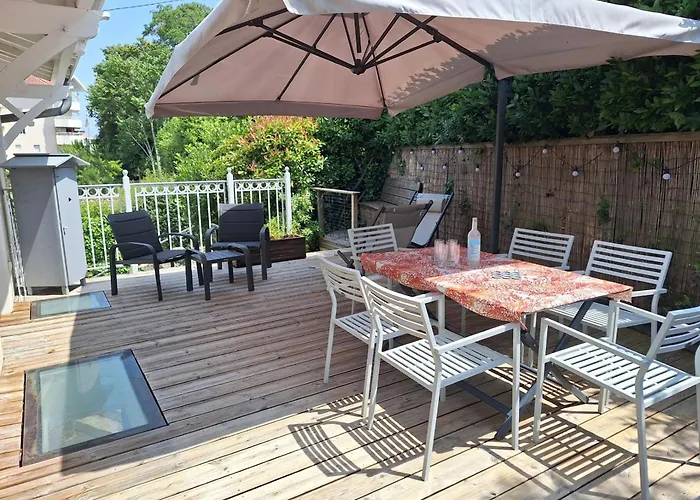 Charmante Avec Terrasse Et Garage à Arcachon, Proche Centre Et Plages - Fr-1-474-61